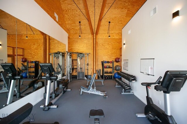 view of exercise room