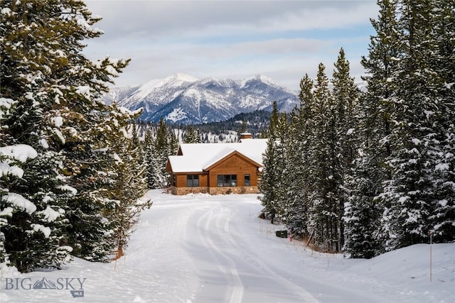 220 Watershed Rd, Big Sky, MT 59716 - view of mountain backdrop