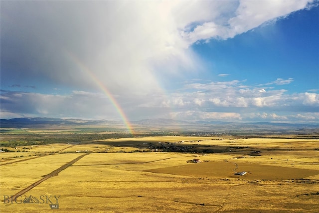 view of landscape with a rural view