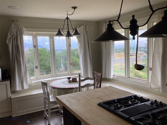 view of dining area