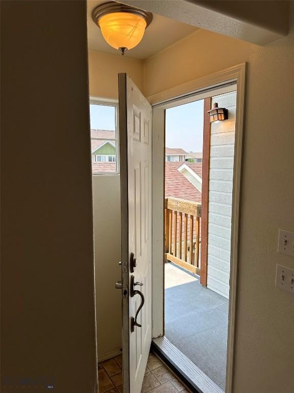 entryway featuring a wealth of natural light