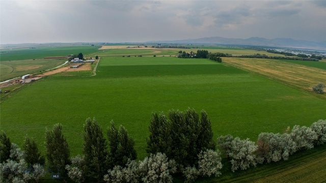 bird's eye view featuring a rural view