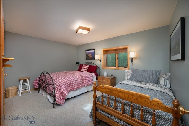 bedroom with carpet