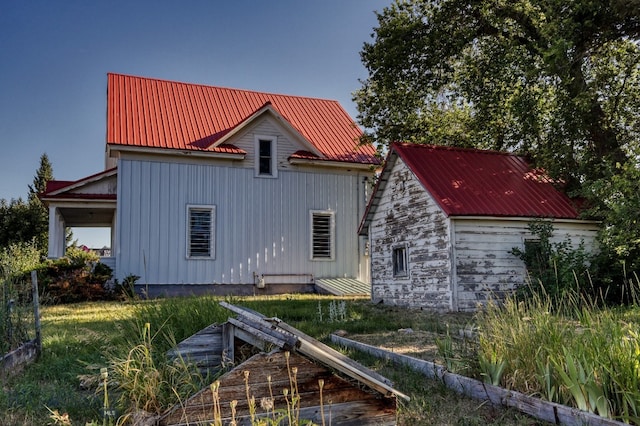 view of rear view of property