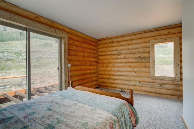 224 Slide Rock Rd, Cameron, MT 59720 - bedroom featuring carpet and access to exterior