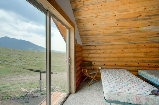 224 Slide Rock Rd, Cameron, MT 59720 - interior space with a mountain view