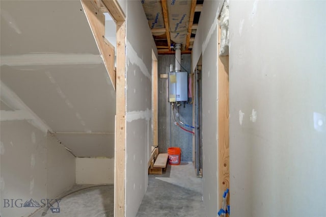 224 Slide Rock Rd, Cameron, MT 59720 - unfinished below grade area featuring tankless water heater