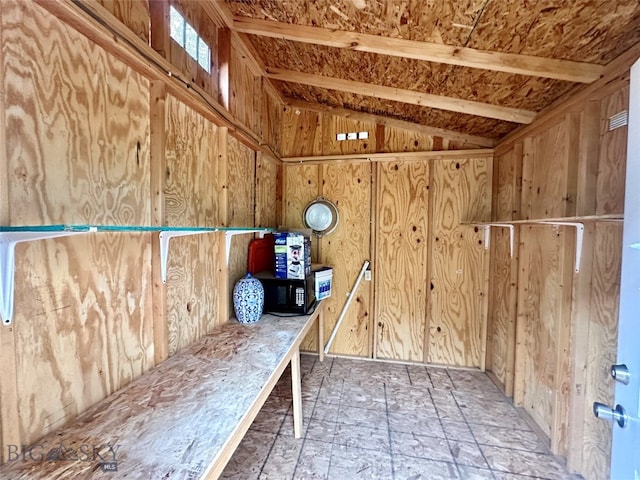 view of storage room