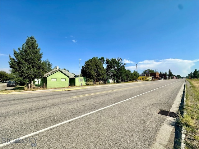 view of road