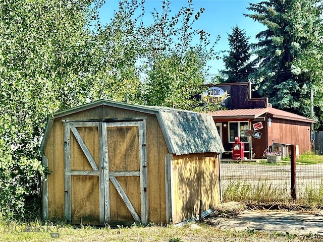 view of outbuilding