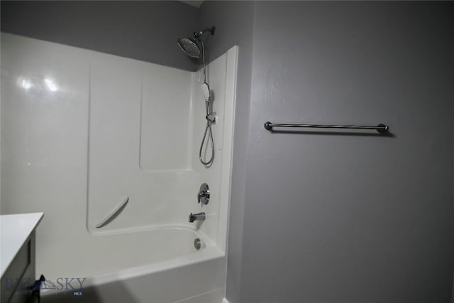 full bath featuring  shower combination and vanity