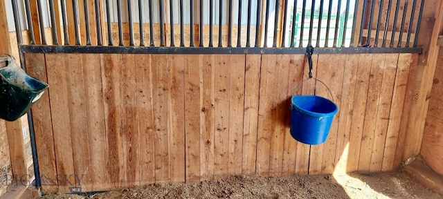 view of horse barn