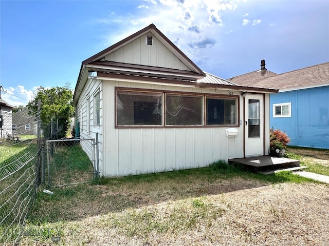 view of back of property