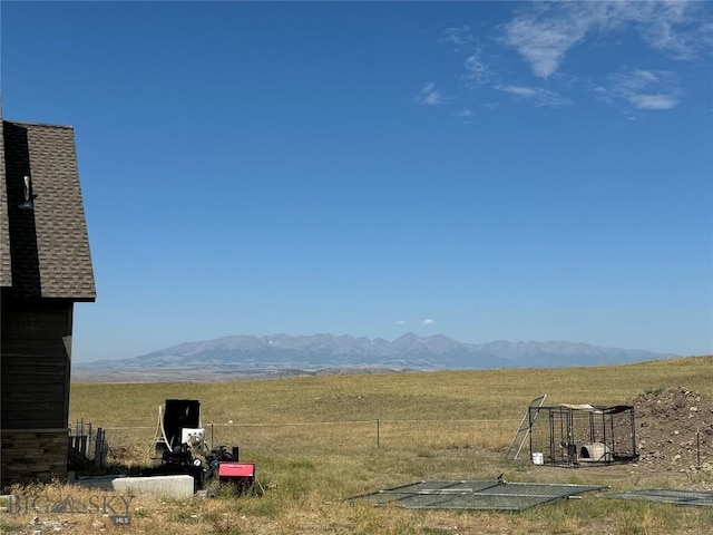 3 Sage Trl, Big Timber, MT 59011 - view of yard with a rural view and a mountain view