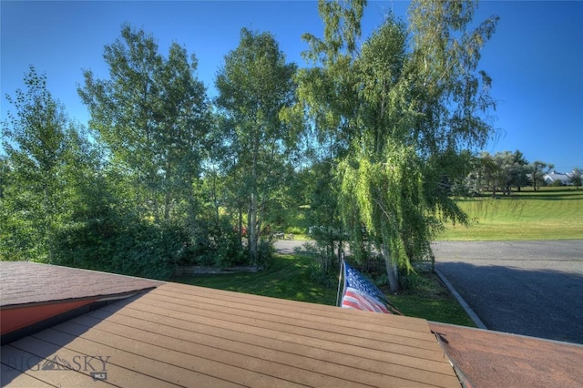 8733 Huffman, Bozeman, MT 59715 - deck featuring a yard