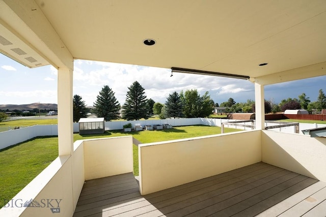 25 Amber, Dillon, MT 59725 - view of deck