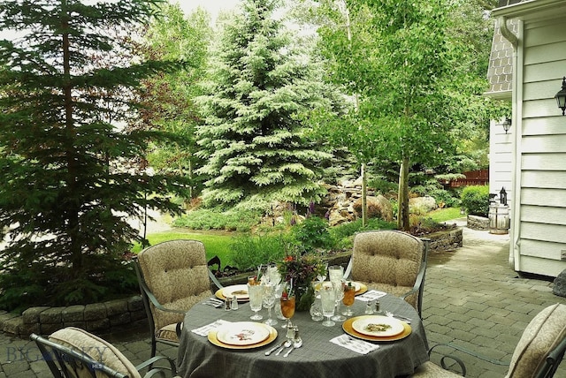view of patio