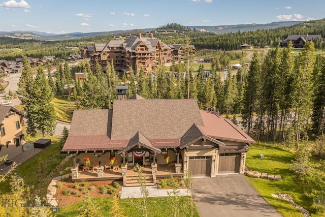 56 Outlook Trl, Big Sky, MT 59716 - aerial view featuring a view of trees