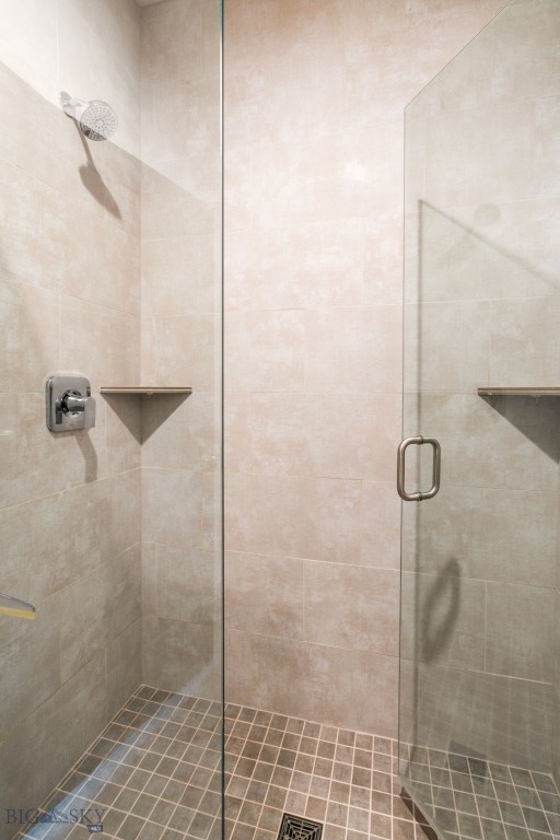 bathroom with walk in shower