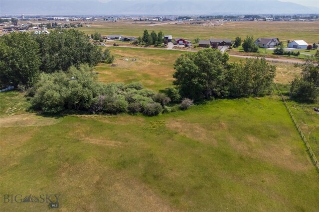 drone / aerial view featuring a rural view