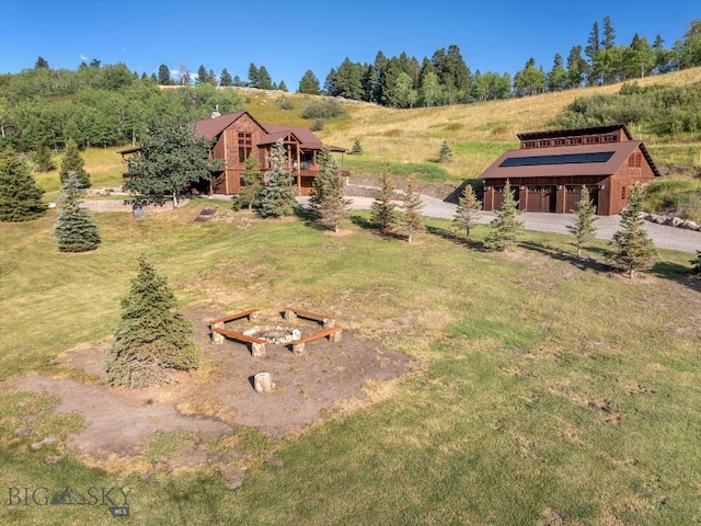 exterior space featuring a rural view