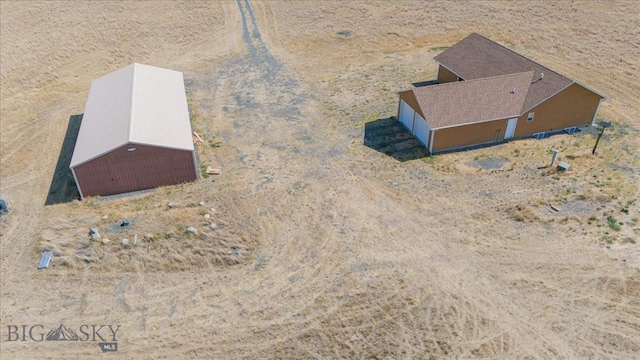 285 Mt Highway 55, Whitehall, MT 59759 - birds eye view of property featuring view of desert