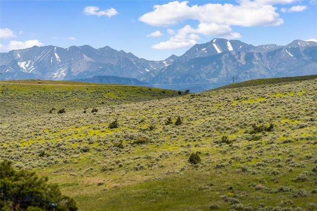 view of mountain feature