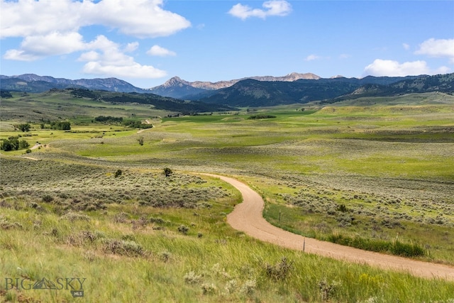 view of mountain feature