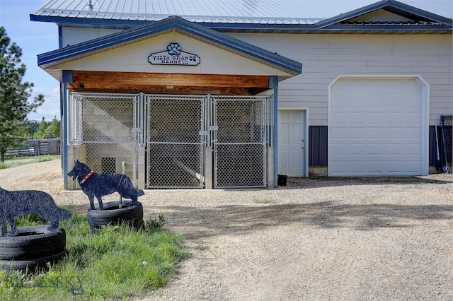 view of back of property