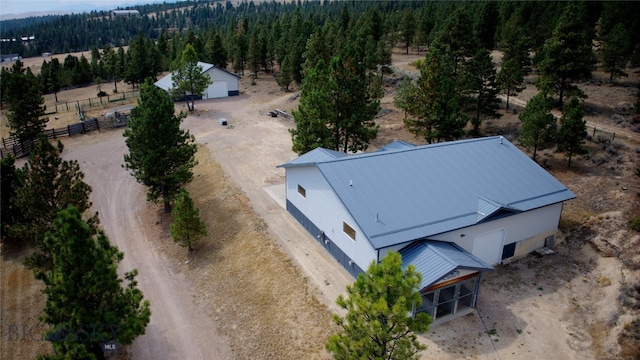 drone / aerial view