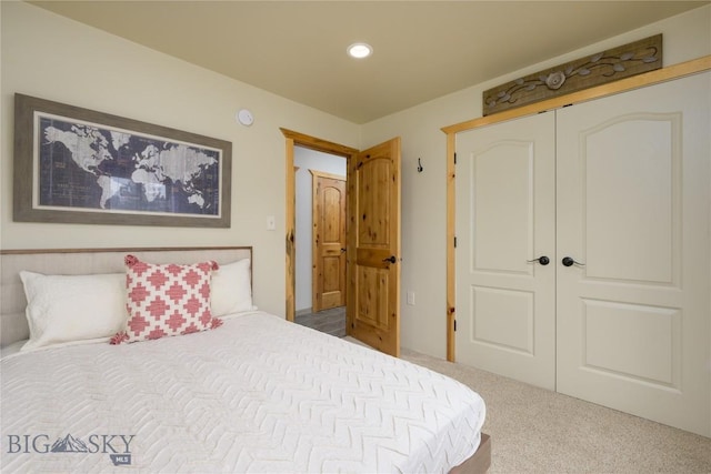 310 Highpark Dr, Anaconda, MT 59711 - carpeted bedroom featuring recessed lighting and a closet