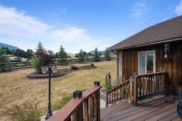 310 Highpark Dr, Anaconda, MT 59711 - deck featuring a mountain view