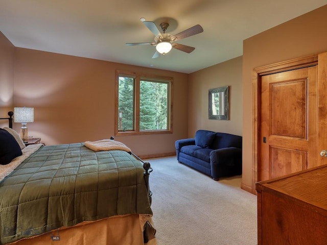 3686 Pinewood Dr, Big Sky, MT 59716 - bedroom featuring carpet and ceiling fan