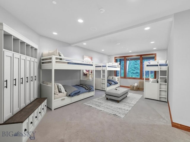 3686 Pinewood Dr, Big Sky, MT 59716 - bedroom with carpet and recessed lighting