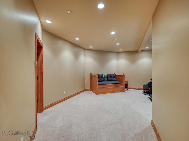 3686 Pinewood Dr, Big Sky, MT 59716 - living area featuring recessed lighting and carpet