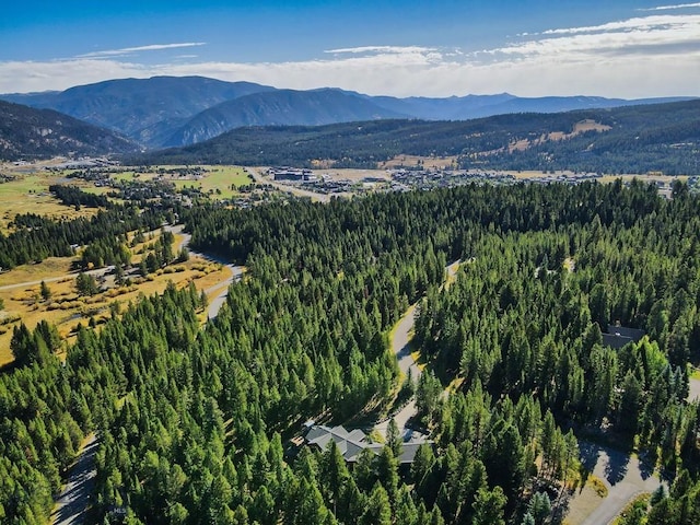 3686 Pinewood Dr, Big Sky, MT 59716 - mountain view featuring a forest