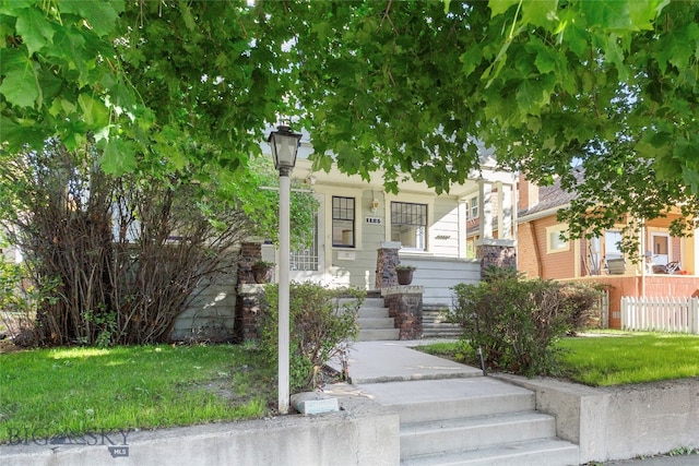 view of front of home