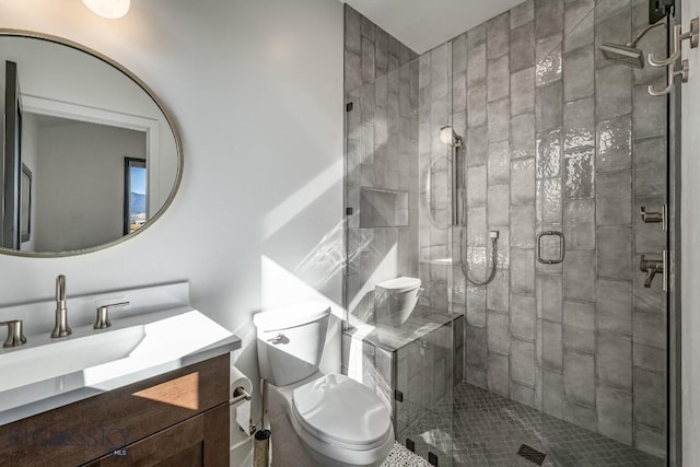 500 Stubbs Ln, Bozeman, MT 59718 - bathroom featuring vanity and a shower stall