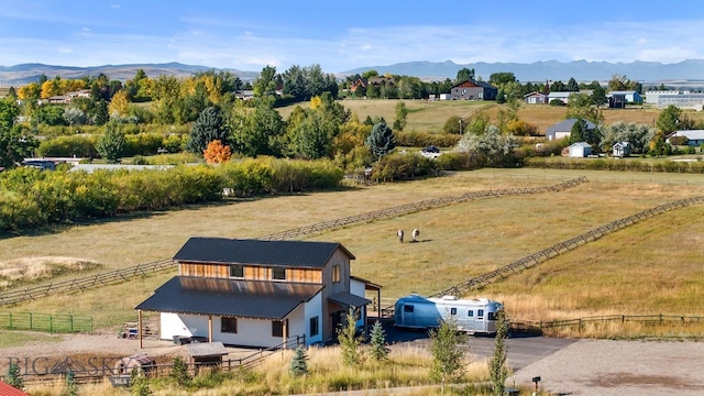500 Stubbs Ln, Bozeman, MT 59718 - aerial view of sparsely populated area with a mountain backdrop