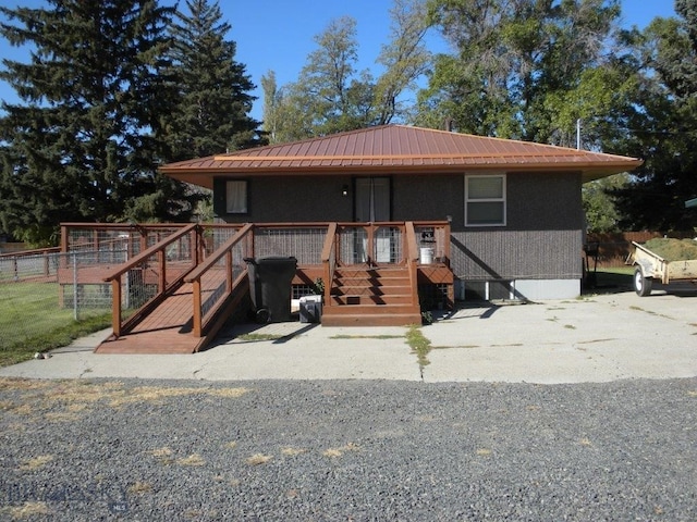 view of front of home