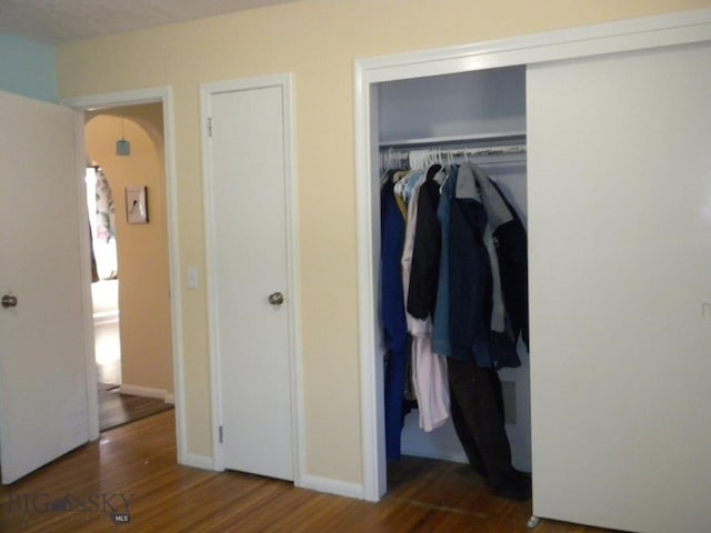 view of closet