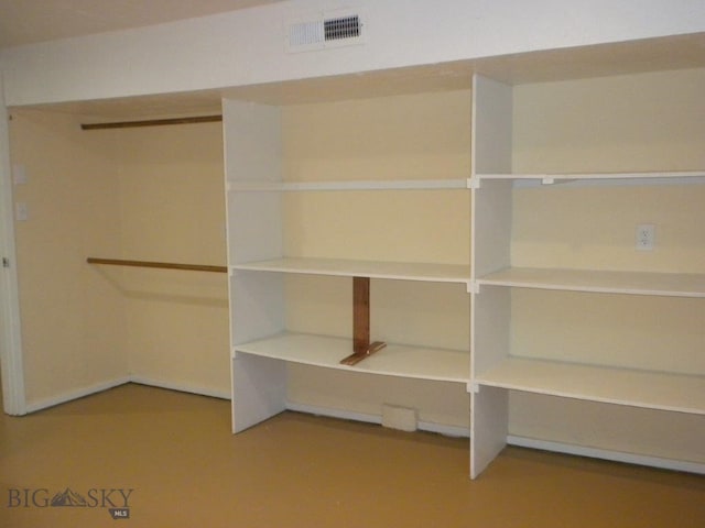 view of closet