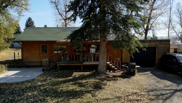 view of rear view of house