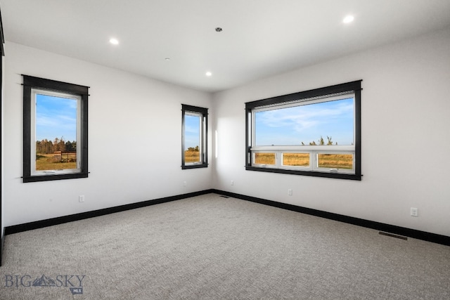 119 Clancy Way, Bozeman, MT 59718 - unfurnished room with carpet, recessed lighting, and baseboards