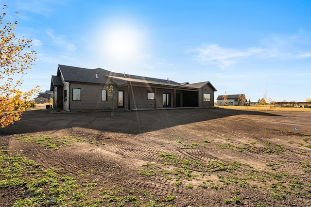 view of rear view of property