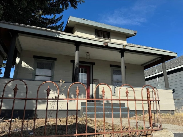 1705 Wall, Butte, MT 59701 - view of front of home featuring covered porch