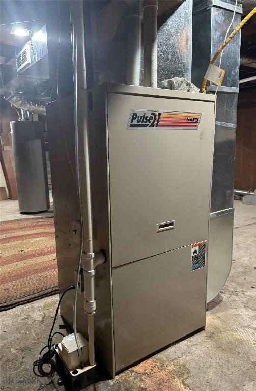 1705 Wall, Butte, MT 59701 - utilities with water heater and heating unit