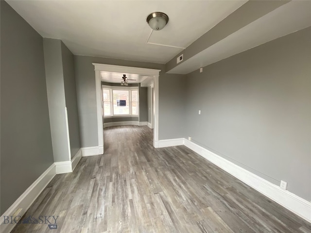 interior space with wood-type flooring