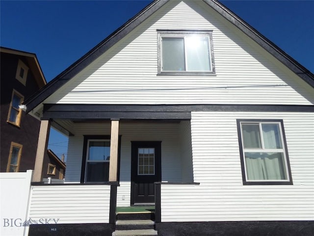 112 Washington St, Anaconda, MT 59711 - view of front of property with covered porch