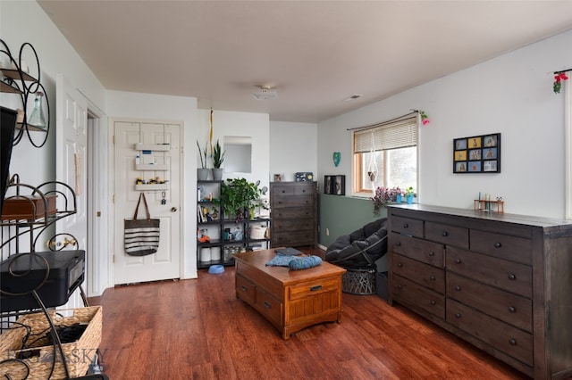 interior space featuring dark hardwood / wood-style floors